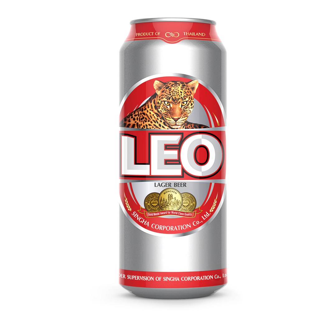 Leo Lager Beer Cans 12x490ml