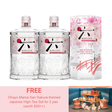 Load image into Gallery viewer, Suntory Roku Gin Sakura Bloom Edition X Ohayo Mama San High-Tea Set
