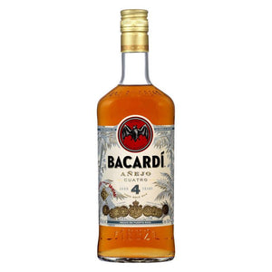 Bacardi Anejo Cuatro 4 Years Old Rum Spirits, Rum