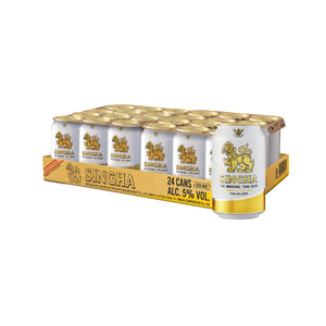 Singha Premium Lager Beer Cans 24x320ml